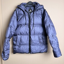 可变背心～匡威廓形羽绒服两穿男款紫色 10021947