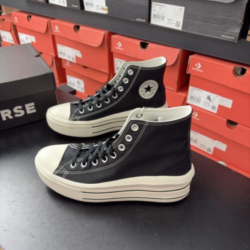 匡威all star move黑色高帮云朵系列男码帆布鞋 a12585