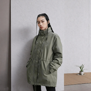 匡威女款卡其色工装外套风衣夹克 男款女款 10017353 10017413