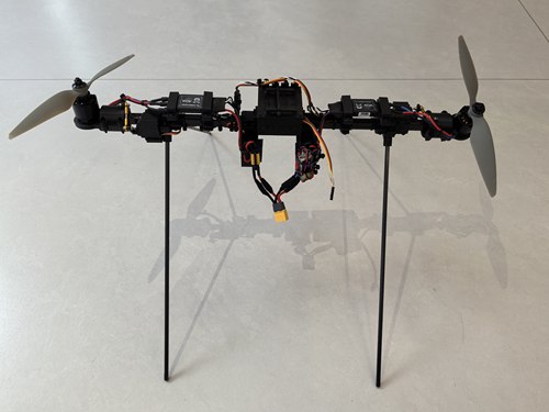 两轴倾转旋翼无人机双2212动力40A电调垂直起降飞行器