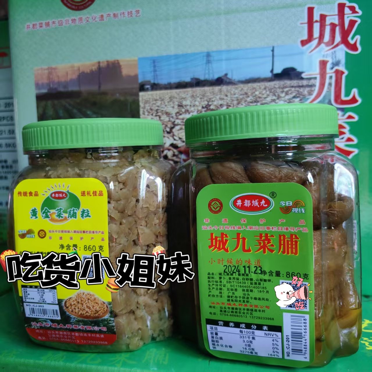 潮汕特产井都菜脯条城九菜脯粒860g萝卜干农家自制下饭菜煎蛋配粥,水产肉类/新鲜蔬果/熟食,腌制/榨菜/泡菜,淘宝优惠券,粉丝福利购,淘宝优惠卷