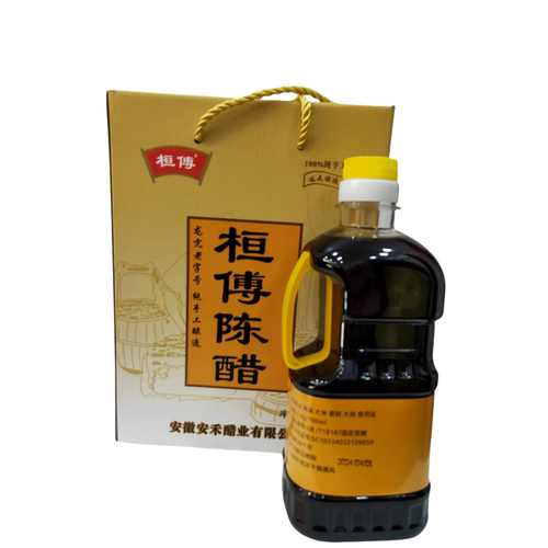 蚌埠特产 龙亢醋 怀远龙亢桓傅陈醋1L桶装 两桶/盒装