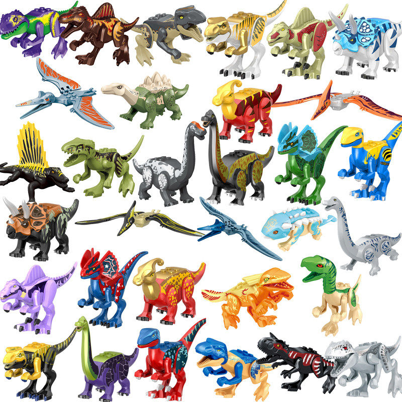 适用乐高侏罗纪恐龙重生风神翼龙混种霸王龙暴龙腕龙积木人仔玩具,玩具/童车/益智/积木/模型,积木人,淘宝优惠券,粉丝福利购,淘宝优惠卷