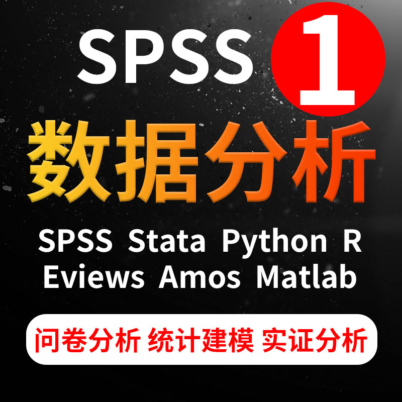 spss数据服务统计eviews实证分析stata调查问卷r语言医学amos处理