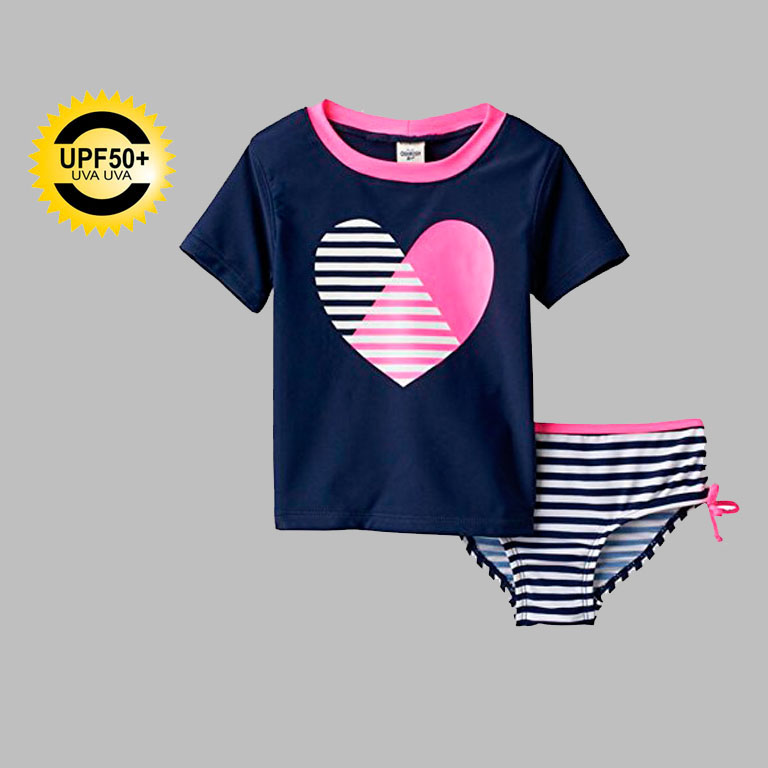 美国分体短袖防晒泳衣