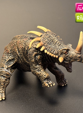 collecta我你他刺盾角龙 戟龙仿真恐龙动物模型儿童玩具88147