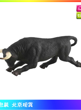 collecta我你他 西班牙公牛 黑牛仿真农场动物模型玩具88300