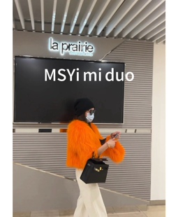 2025秋冬新款进口貉子毛双面编织皮草小个子显瘦