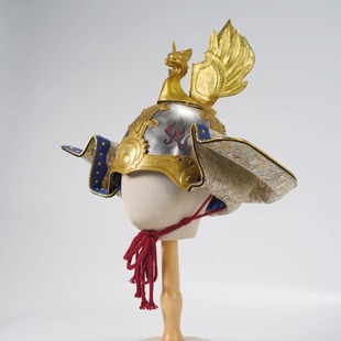 中国甲胄头盔仿唐天王折耳头盔手工錾刻盔甲头盔