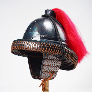 【折冲府】宋步人甲头盔眉子铁围盔中国甲胄兜鍪盔甲头盔手工头盔