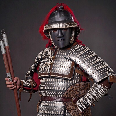 折冲府胖虎宋步人甲背嵬军盔甲