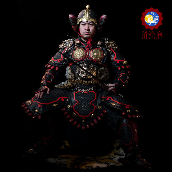 折冲府殿前司胖虎宝相麒麟鱼鳞甲明光甲黑光甲中国甲胄可穿