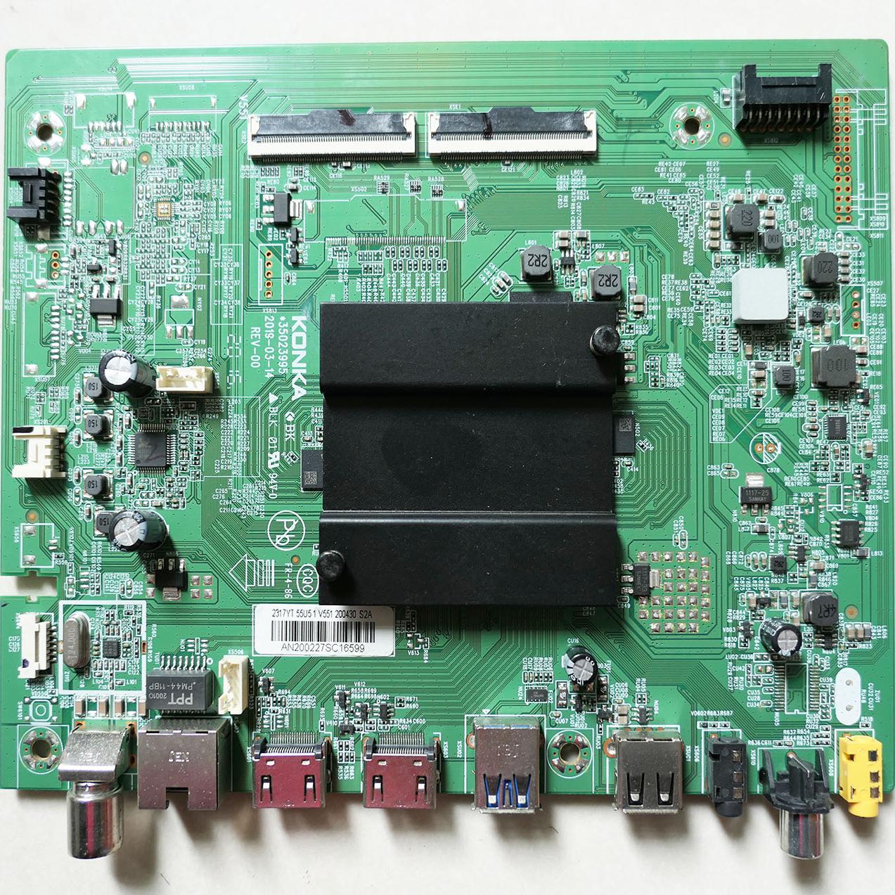 康佳LED65SN2电视主板35023995