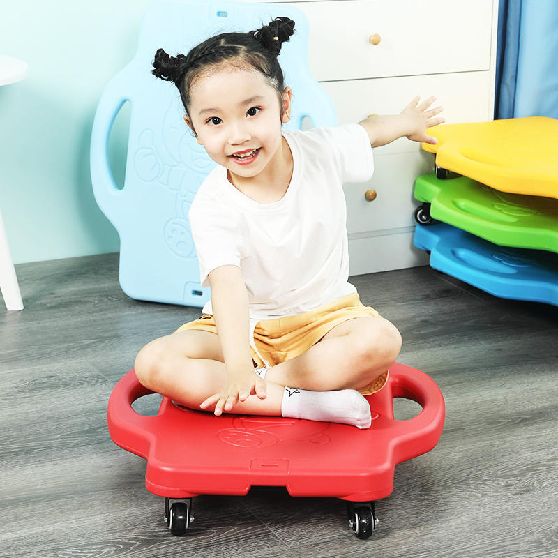幼儿园感统训练器材家用大滑板车儿童早教教具前庭平衡板户外玩具