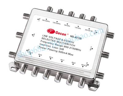 四进十二出卫星多路开关船用天线