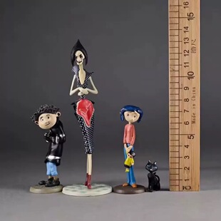 新款鬼妈妈Coraline套装 卡洛琳/鬼妈妈摆件 盒装礼物