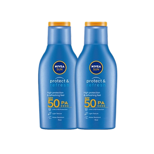 妮维雅防晒霜乳清透隔离女士专用户外防紫外线防水学生官方正品