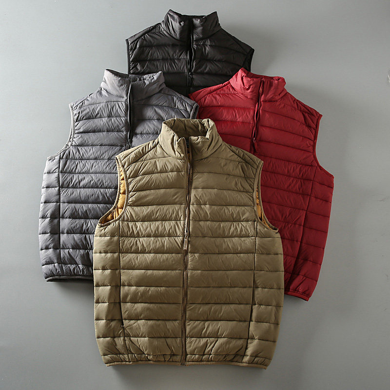 春秋新款基础百搭立领休闲男士保暖舒适背心内搭叠穿棉马甲外套潮,男装,常规马甲,淘宝优惠券,粉丝福利购,淘宝优惠卷