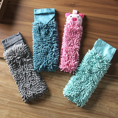 雪尼尔厨房吸水擦手巾