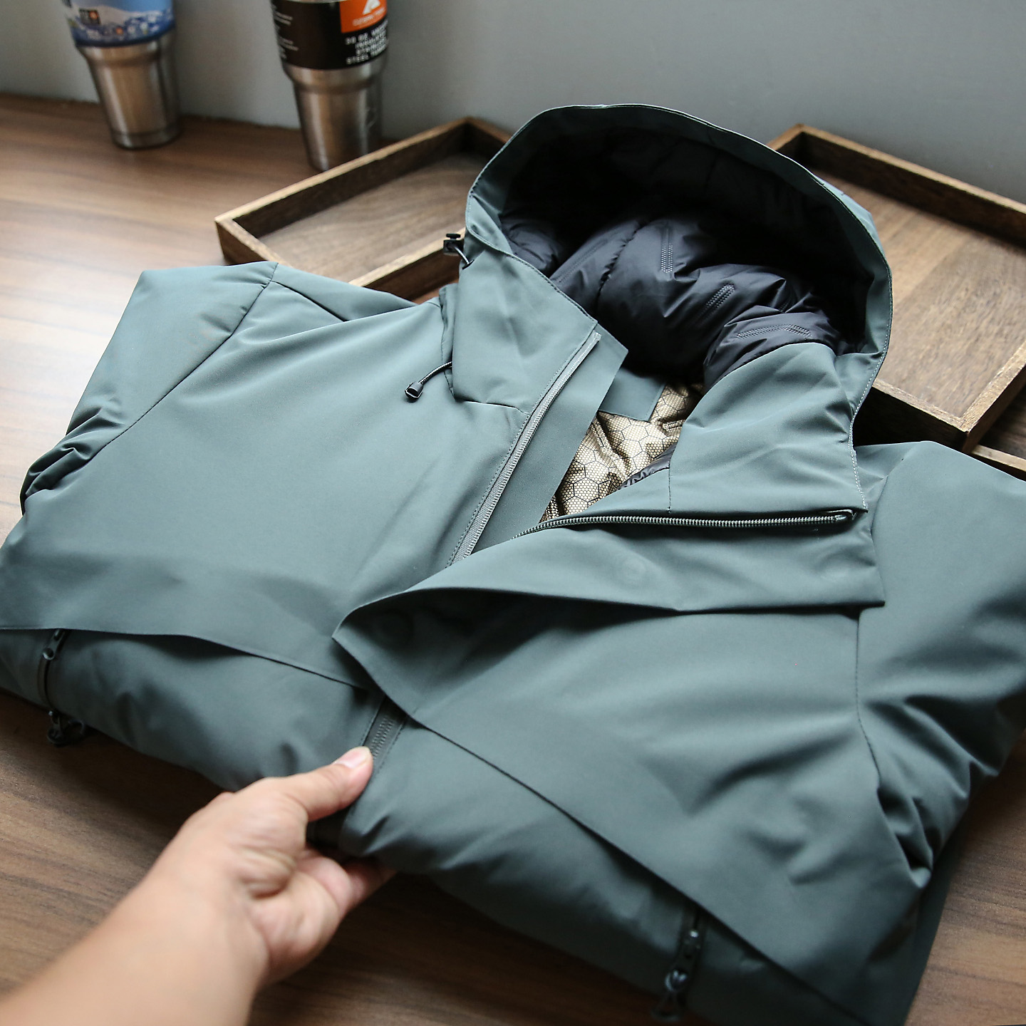 冬季户外三防科技热暖棉衣棉服潮