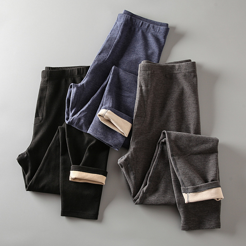 常规否男四面弹保暖裤打底裤