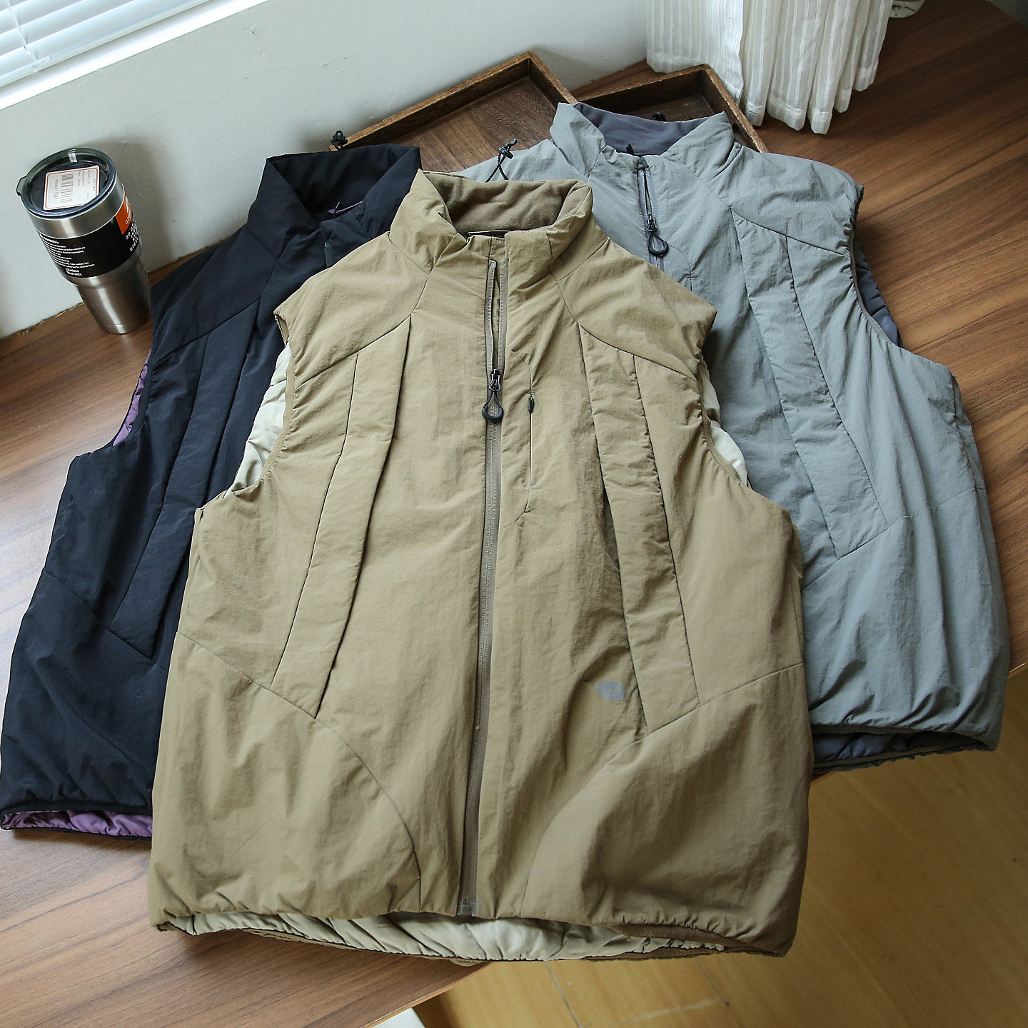 秋冬新款户外轻盈保暖防泼水男士运动休闲百搭立领加厚棉马甲外套,男装,常规马甲,淘宝优惠券,粉丝福利购,淘宝优惠卷