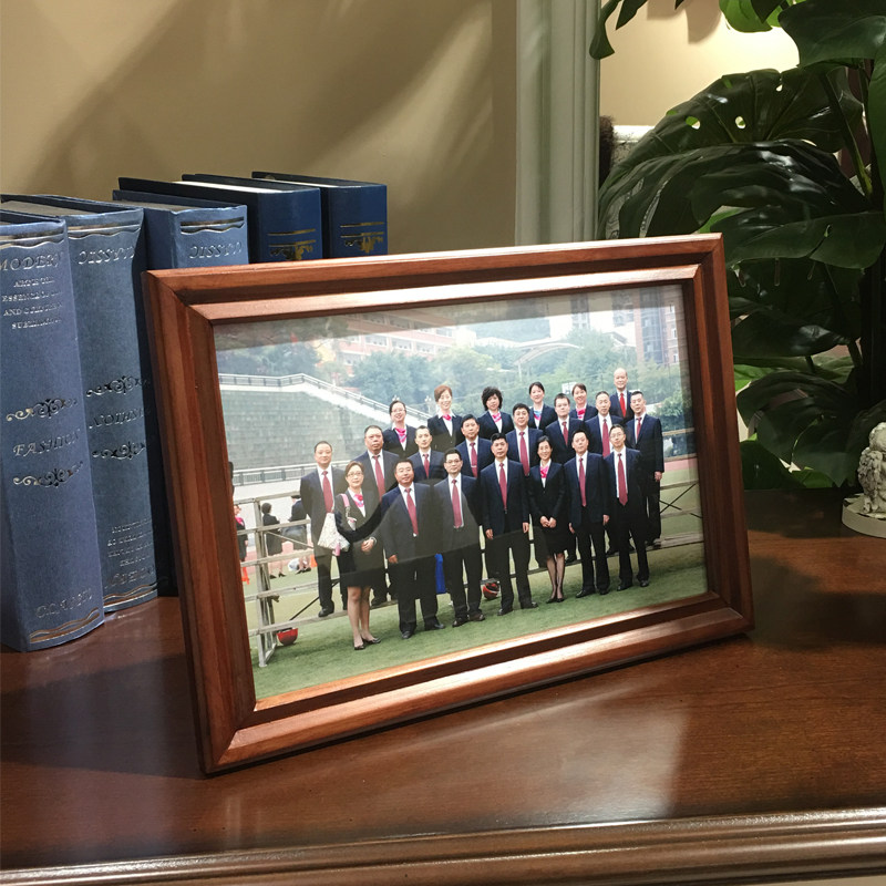 实木相框6六寸7七寸10 12寸a4 16挂墙洗照片做成相框摆台相册定制