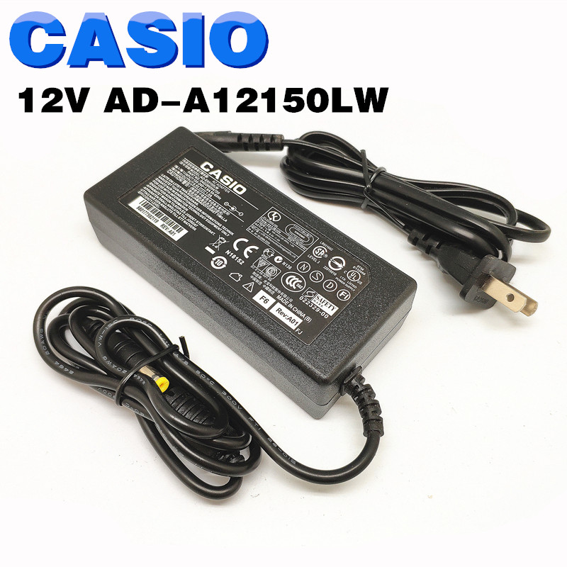 卡西欧电钢琴电子琴电源线适配器变压器插头12v电源ad-a12150lw
