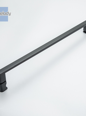 H030-D型轻奢淋浴房扶手黑色304不锈钢拉手玻璃移门隔断极细把手