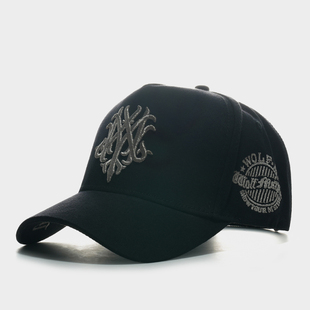 男款大头围高顶帽子显脸小棒球帽圆脸防晒遮阳户外鸭舌帽四季款