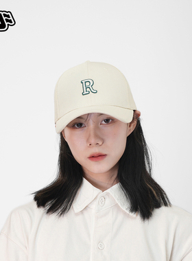 DLMY秋冬新品立体双色R帆布棉质硬顶棒球帽高品质鸭舌帽太阳帽女