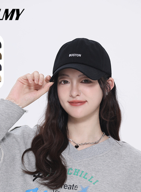 DLMY潮流秋冬棒球帽软顶鸭舌帽男女同款纯棉时尚休闲男女款鸭舌帽