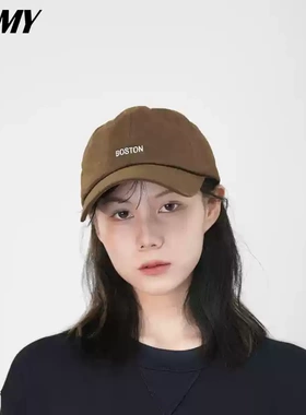 新版型棒球帽软顶高舒适东大门 凹造型百搭鸭舌帽时尚休闲显脸小