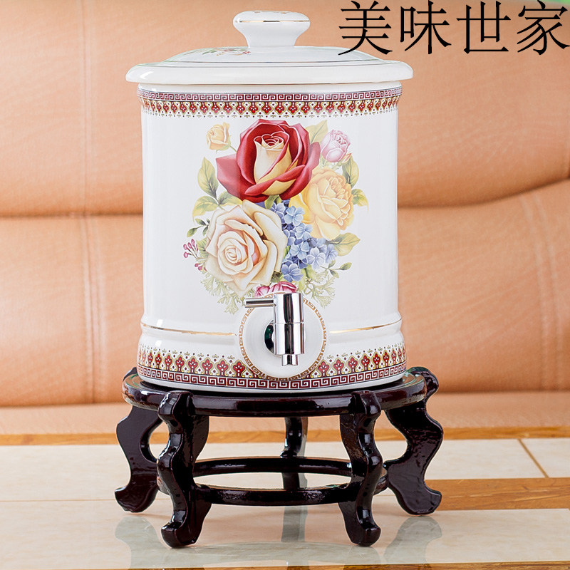 美味世家陶瓷滤芯净水器储水罐过滤器滤水缸家用直饮净水机净水桶