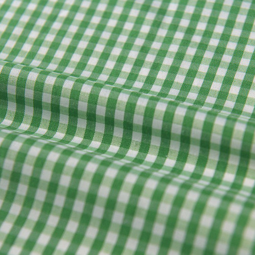 小小色织涤棉布连衣裙服装