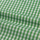 服装 绿白小小格色织涤棉布料 夏上衣连衣裙子童装 桌布娃衣面料
