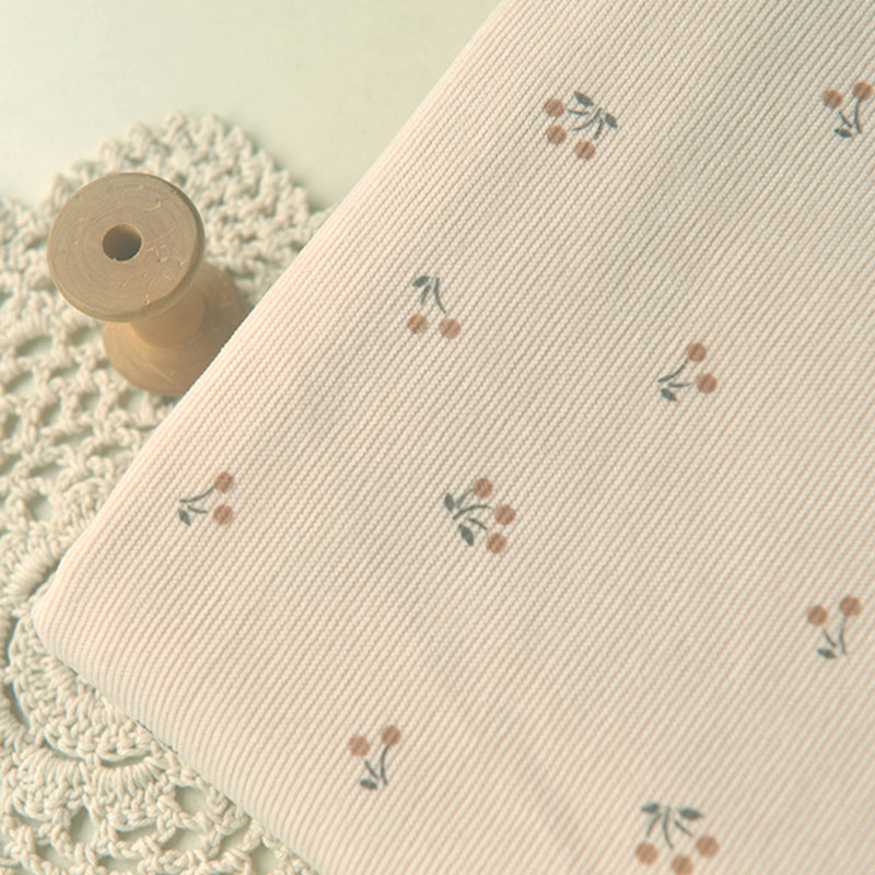 米底暗姜黄小樱桃涤纶灯芯绒春夏连衣长裙子上衣外套裤子马甲面料,居家布艺,海绵垫/布料/面料/手工diy,淘宝优惠券,粉丝福利购,淘宝优惠卷