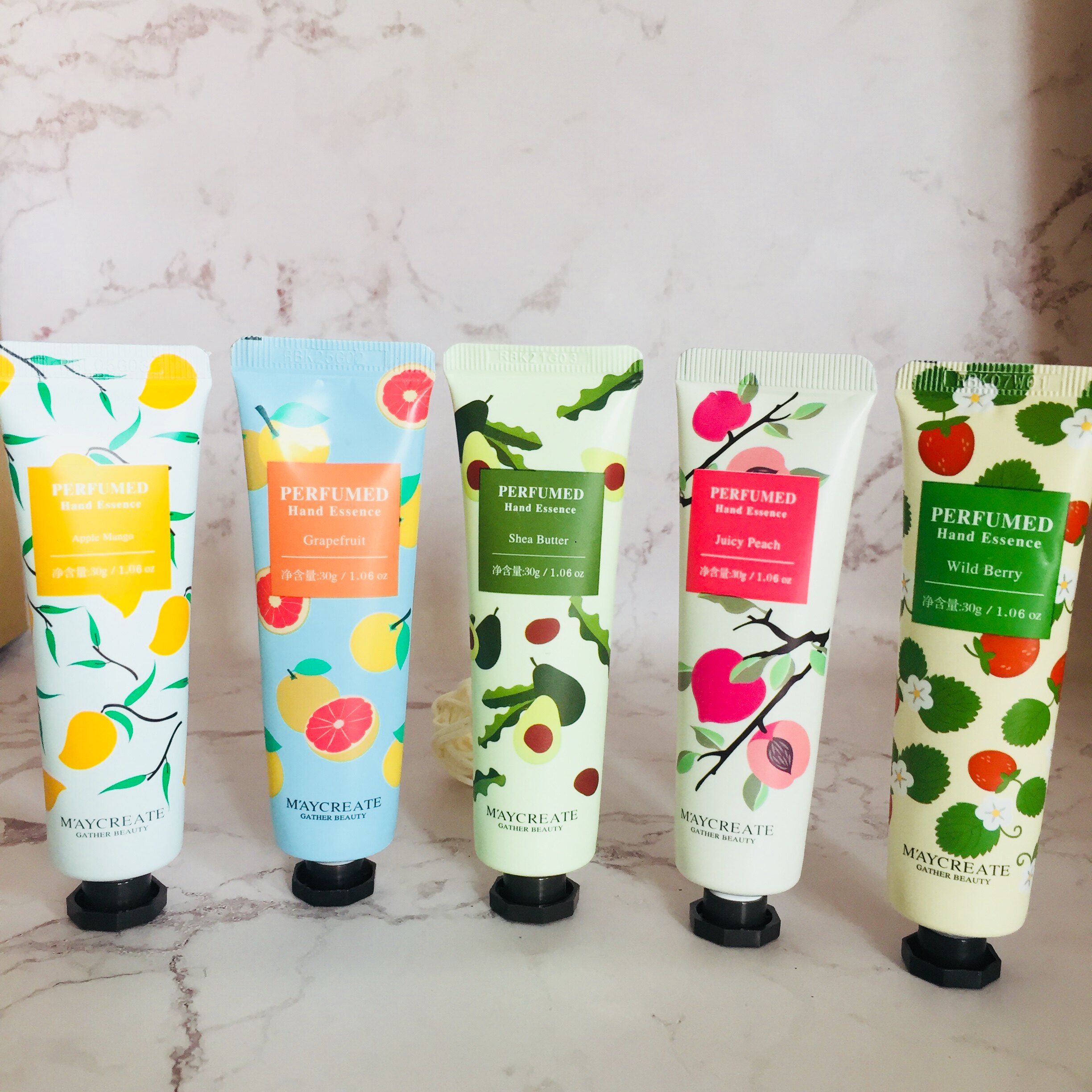 健美创研植物精华滋润护手霜水果花香味补水保湿防干裂嫩手霜30g