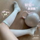 螺纹花边小腿袜女薄款 新款 芭蕾风中长筒堆堆袜弹力瘦腿袜 run Byu