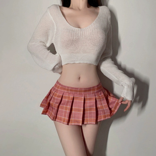 性感学院风校园纯欲cosplay制服套装清纯少女学生Jk毛衣水手服女