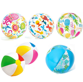 INTEX充气沙滩球儿童水球游泳池漂浮玩具大球宝宝小孩水上大排球