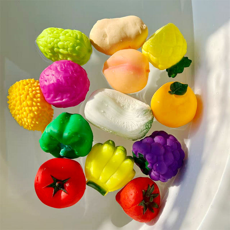 水果蔬菜玩具洗澡戏水认知早教