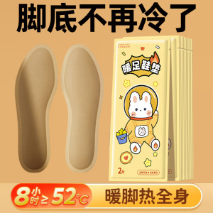 冬季发热暖足鞋垫暖脚神器自发热免充电男女可行走户外暖宝宝足贴