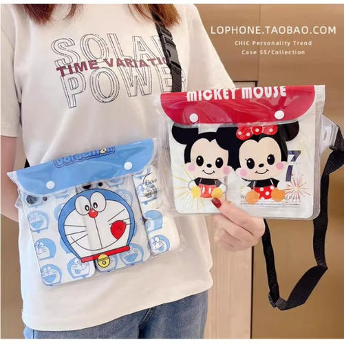 夏季玩水PVC动漫腰包大客量防水