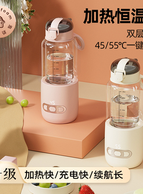 便携式调奶器恒温热水壶外出婴儿冲奶温奶水杯外出泡奶神器恒温杯
