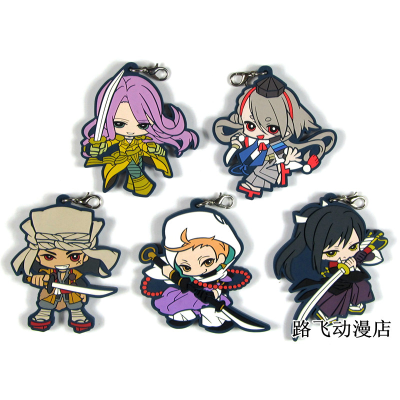 刀剑乱舞日单散货橡胶挂件