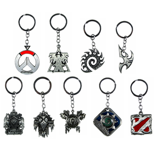 暴雪星际争霸魔兽世界守望先锋DOTA2炉石钥匙扣挂件周边书包挂饰