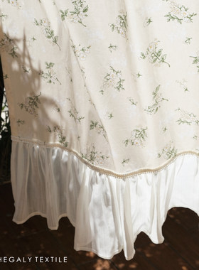 花下知春棉布门帘装饰隔断日式