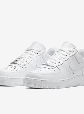 Nike女鞋AF1板鞋AF1空军一号经典全白休闲鞋 DD8959-100驿城仓发
