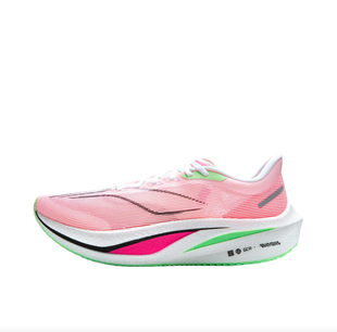 李宁 飞电4 Challenger 跑鞋 䨻丝轻质碳板高回弹短跑支撑 慈溪仓